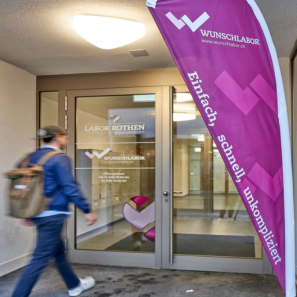 Prozess-1-Eintreten Dein Besuch, Wunschlabor Basel, Labortest, Labor