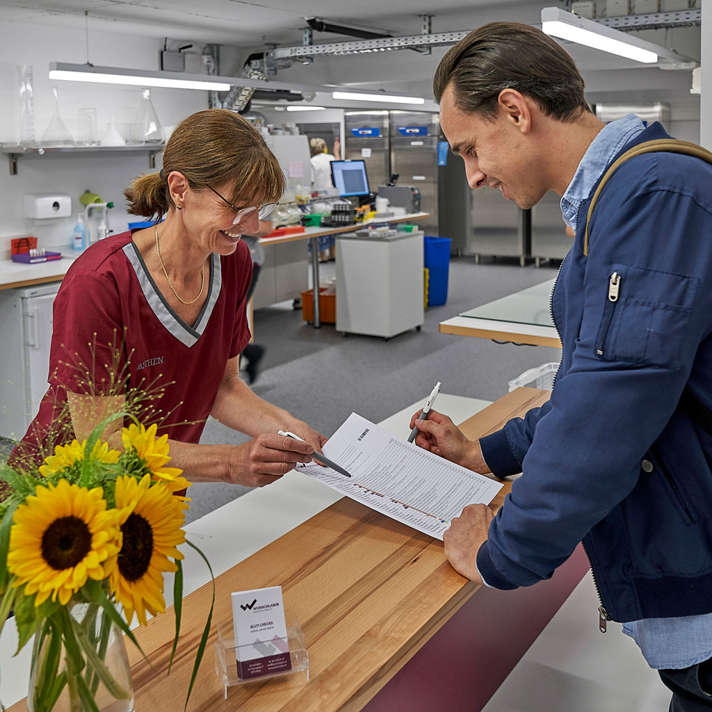 Prozess-2-Beratung Dein Besuch, Wunschlabor Basel, Labortest
